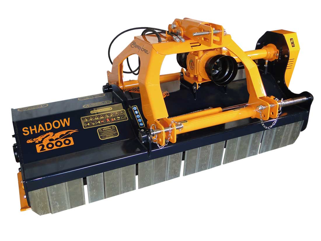 Trituradora de sarmientos y restos de poda