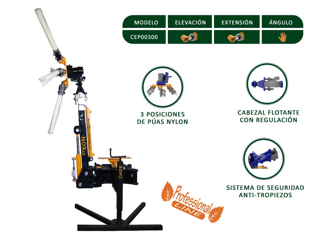 Sweeper 2 cylinders 1 side