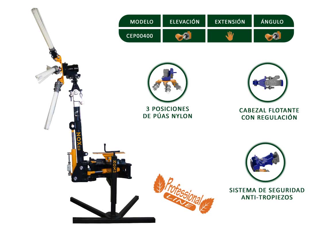 Sweeper 2 cylinders 1 side