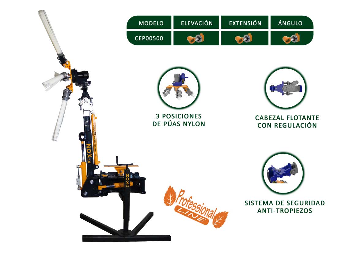 Sweeper 3 cylinders 1 side
