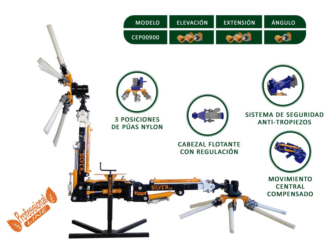 Sweeper 5 cylinders 2 sides